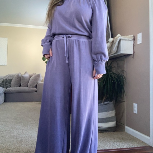 Free People 'One To Beat Onesie' in Steel Lavender - Picture 3 of 7